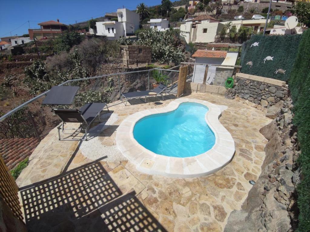 Romantic Hamlet Cottage With Private Pool La Fragua De Eliseo 坎德拉里亚 外观 照片